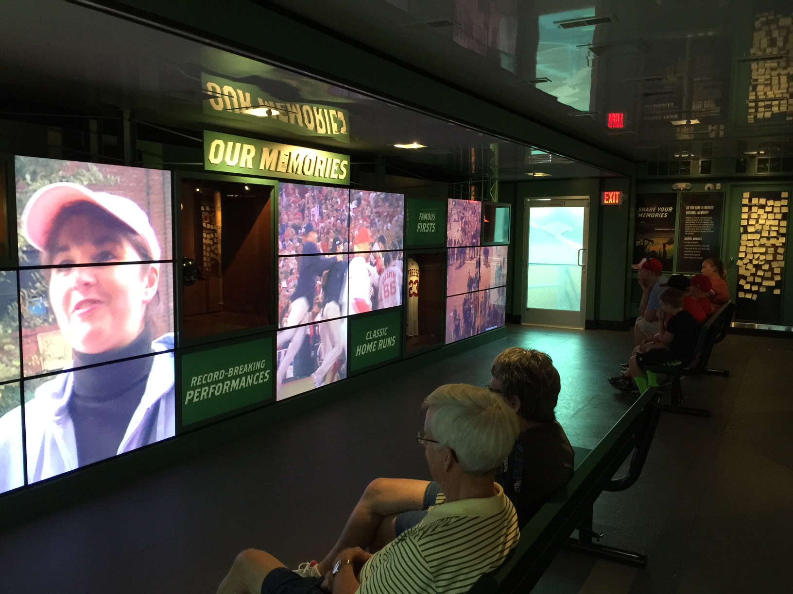 A number of interactive exhibits and films are available for viewing at the Hall of Fame exhibit in Davenport.