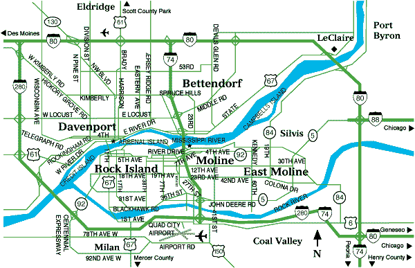 Quad Cities Road Map