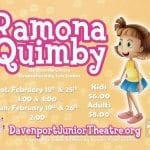 Ramona Quimby Visits Junior Theater This Weekend