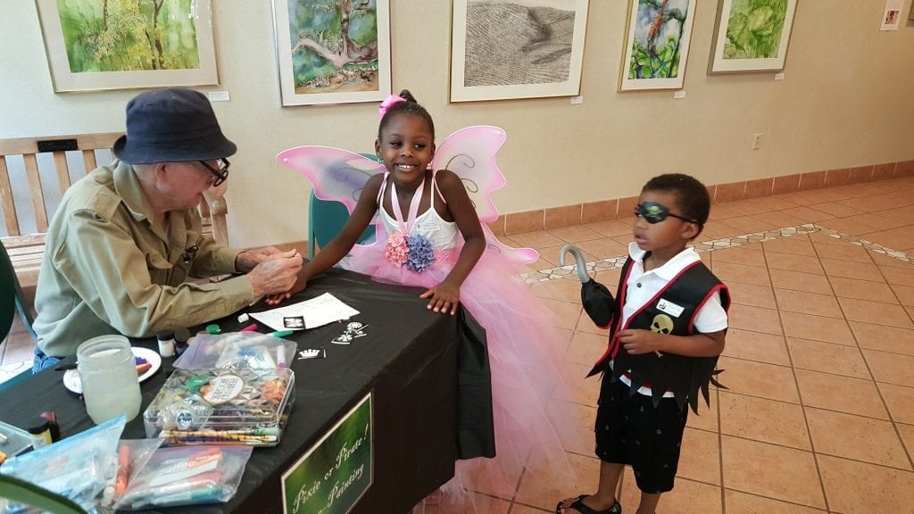 Pixies And Pirates Flying Into Botanical Center