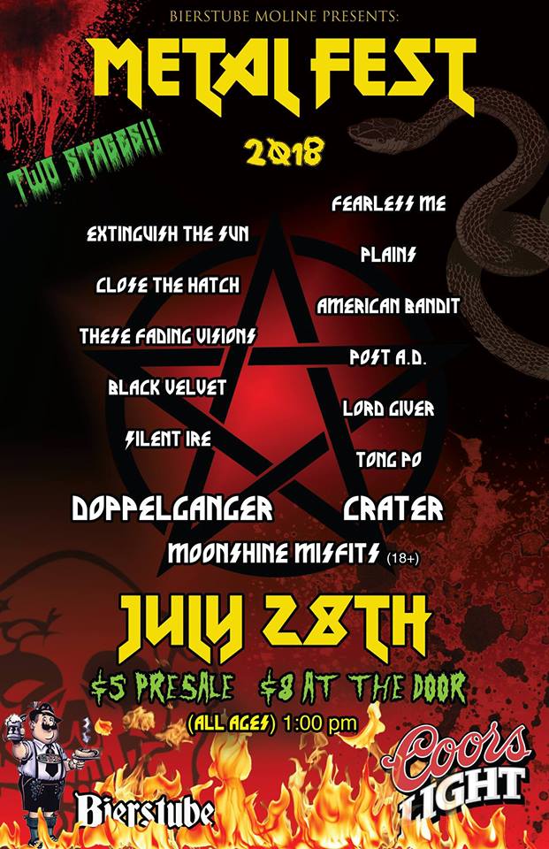 Shredding Will Ensue at Metal Fest 2018! Quad