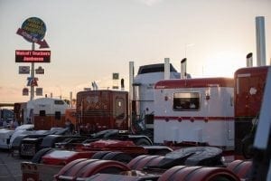 Walcott Truckers Jamboree Driving Into Iowa 80