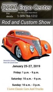 Rod & Custom Show Drives into QCCA Expo Center this Weekend!