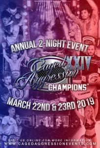 The MECCA of Caged Aggression Returns for 2-Night Event!