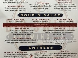 Exclusive Look at the Big Swing Menu!