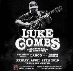 Luke Combs Makes Tour Stop at the TaxSlayer Center!
