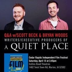 Beck and Woods Return To Cedar Rapids