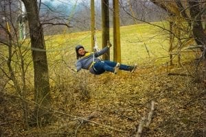 SkyFlyer Zip Line Grand Opening at Snowstar!