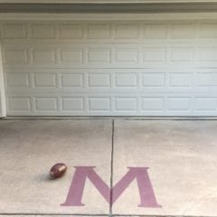 Show Your Moline Pride with Your Very Own Driveway ‘M’