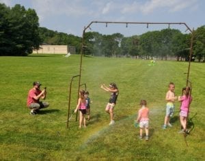 QCScene Cooling Off at Water Gun Fun Run!