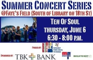 Bettendorf Library Kicks Off Outdoor Summer Concert Series this Thursday