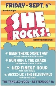 She Rocks! Fest Celebrating Women in Music at The Tangled Wood