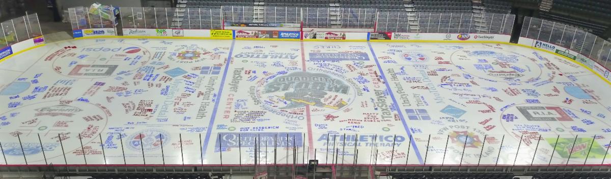 Quad City Storm Host Annual Hockey Fights Cancer Ice Painting Today