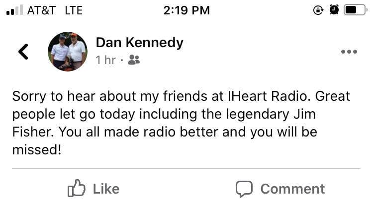 Jim Fisher Let Go After 40 Years At WOC-AM