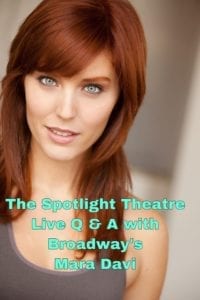 Moline's Spotlight Theatre Hosts Online Chat With Mara Davi