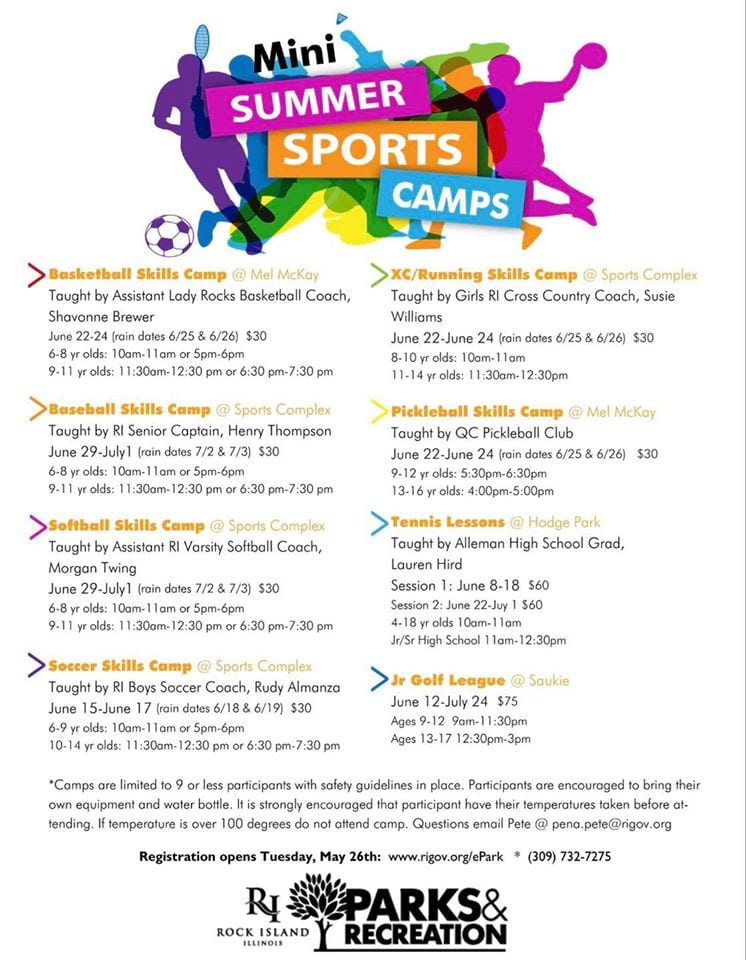 Rock Island Parks And Recreation Rolls Out Reopening Plans Quad