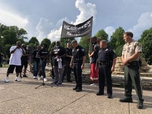 Peaceful Protests To Raise Awareness Fill Davenport's VanderVeer Park