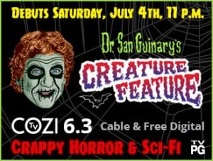 Dr. San Guinary's Creature Feature Debuts Saturday In The Quad-Cities!