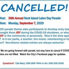 Rock Island Labor Day Parade Cancelled