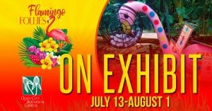 Flamingo Follies Finale Flying In