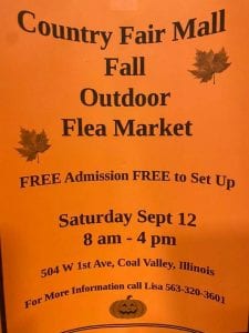 Country Fair Mall in Coal Valley Hosts Fall Outdoor Market