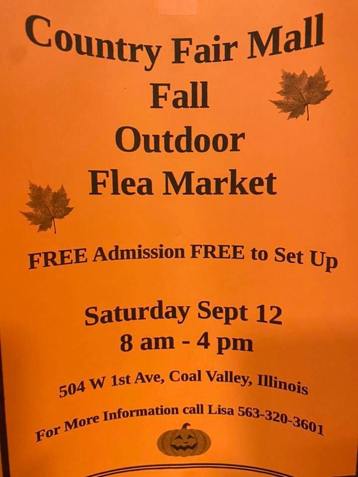 Country Fair Mall in Coal Valley Hosts Fall Outdoor Market Quad