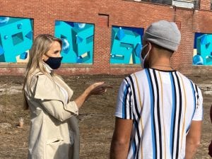 Civic and Art Leaders Welcome Bright New Installation on Moline Riverfront