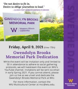 Gwendolyn Brooks Memorial Park Dedication Date Set