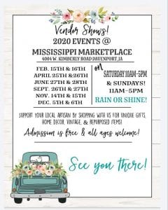 Davenport's Mississippi Marketplace Hosting Vendor Show Today