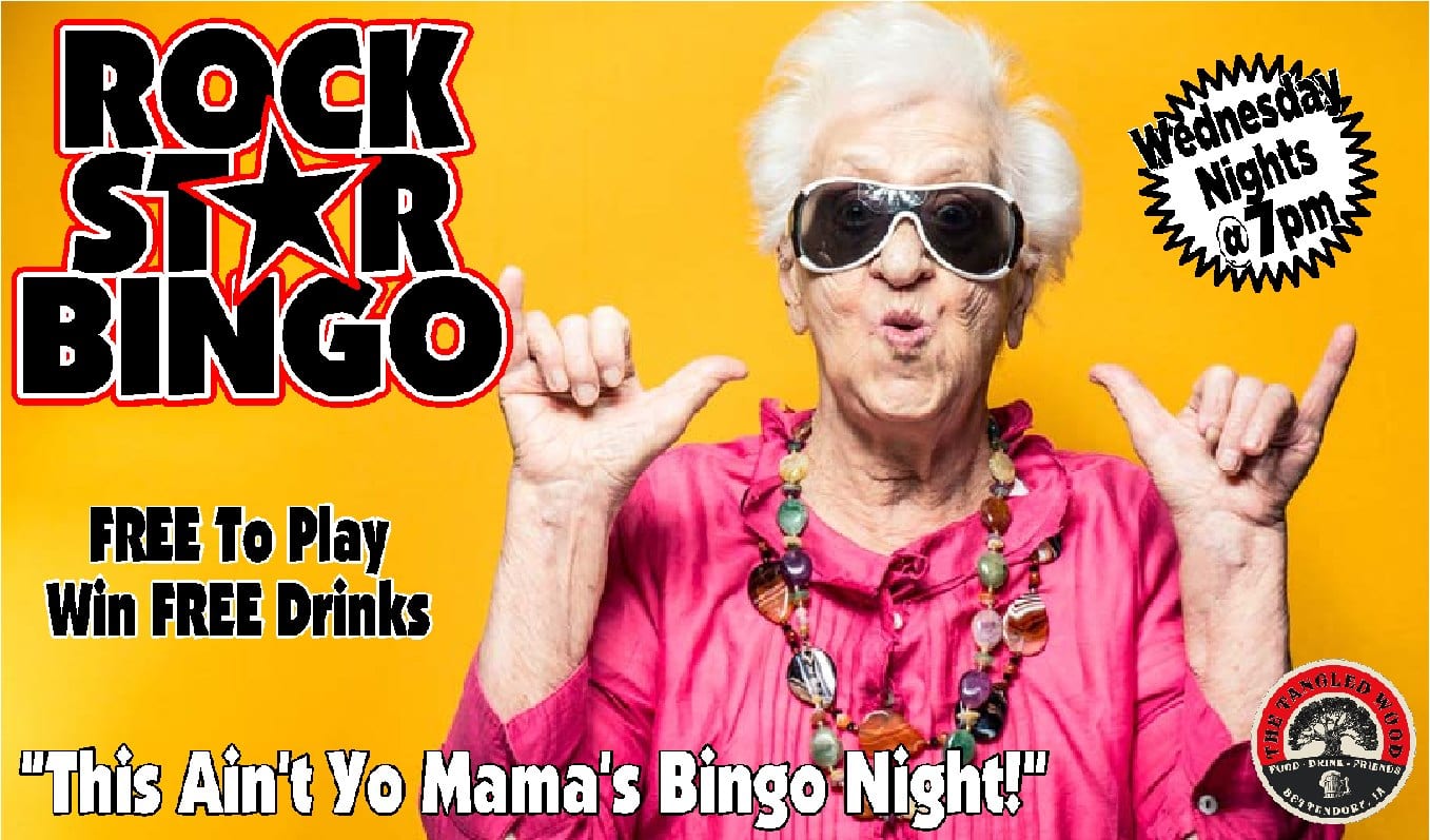 Are You Ready To ROCK, With Rock Star Bingo In Bettendorf?