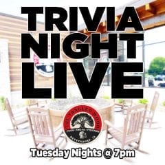 Live TONIGHT It's Tuesday Night Trivia!