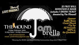 Massive Jambrella Show to Benefit Quad-Cities Musicians and Bars