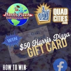 Win Free Pizza From Harris Pizza And QuadCities.com!