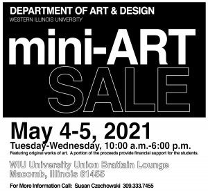 Mini-ART Sale Going On At Western Illinois University May 4-5