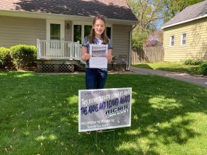 Katie Poulos Honored With Rock Island Center For Math And Science 'Above And Beyond Award'