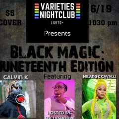 Black Magic Drag Show Hits The Stage On Juneteenth At Davenport's Varieties Nightclub