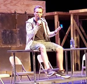 Adam Pascal, who originated the role of Roger for Broadway's "Rent," spoke to the 2016 Illinois High School Theatre Festival.