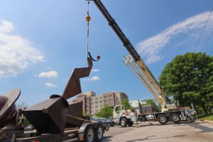 Quad City Arts Public Sculpture Program Pleases Artists and Property Owners