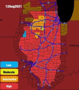BREAKING: Illinois Covid Numbers Roar Into "High" Red Alert, Shutdowns Beginning?
