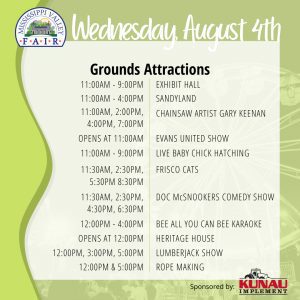 Get The Full Schedule For Mississippi Valley Fair Day Two Here!