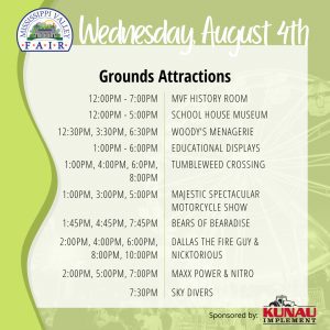 Get The Full Schedule For Mississippi Valley Fair Day Two Here!