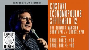 Davenport's Tomfoolery On Tremont Welcoming Costaki Economopoulos (Say THAT Ten Times Fast!)