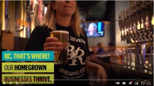 Bent River Brewing Company is featured in the new "QC, That's Where!" video.