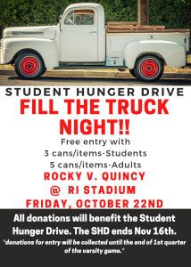 Rock Island High School Student Council Holding Student Hunger Drive TONIGHT