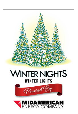 Winter Nights Winter Lights Powered by MidAmerican Energy Company Opens November 17
