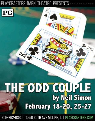 The Odd Couple Hits Playcrafters Stage February 18!