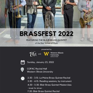 Brassfest 2022 Hits Western Illinois University On Jan. 23