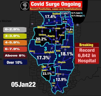 Illinois Covid Numbers Declining; Could Mask Mandate And Restrictions Be Removed Soon?