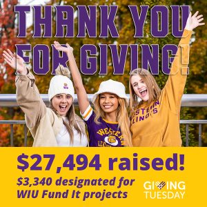 Western Illinois University's Giving Tuesday 2021 Exceeds Goal