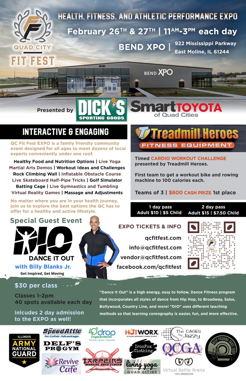 QuadCities Fit Fest Announces a 2nd Expo at The Bend Xpo Center Quad